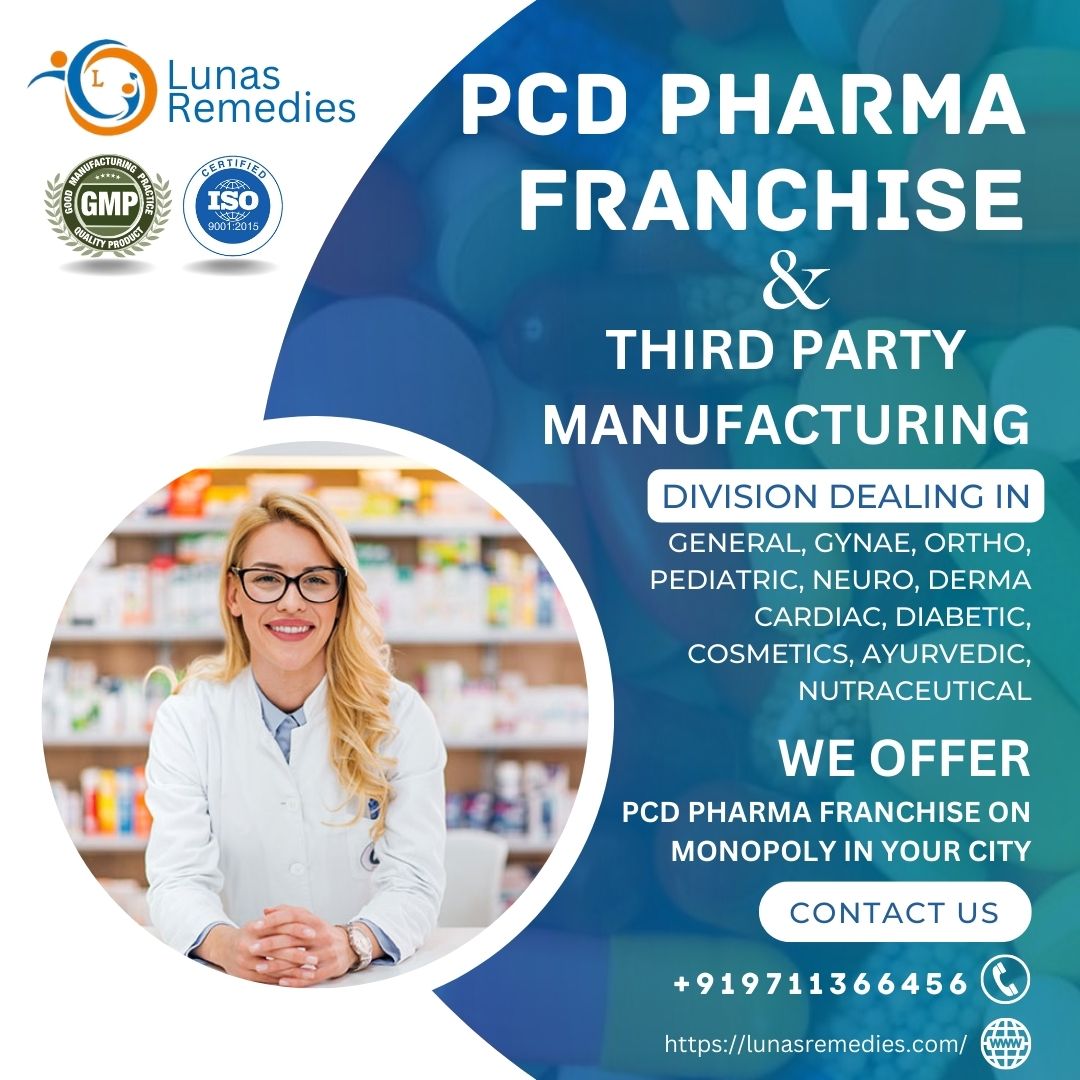 Top PCD Pharma Franchise Company In India - Lunas Remedies